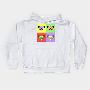 Pop Art Pugs Kids Hoodie